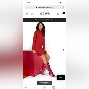 NY&Co Hoodie Dress